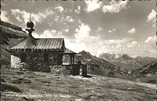 Klausen UR Passhoehe Kapelle Kat. Klausen