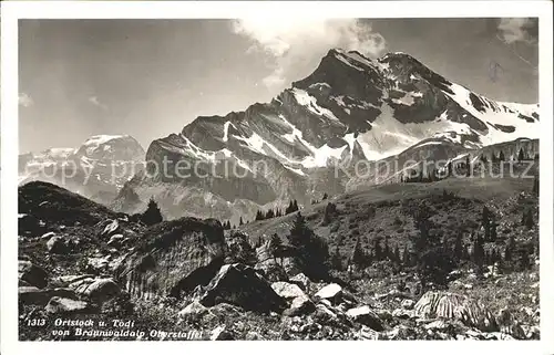 Braunwald GL Ortstock und Toedi  Kat. Braunwald