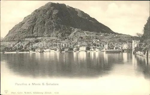 Paradiso Lago di Lugano e Monte S. Salvatore Kat. Paradiso