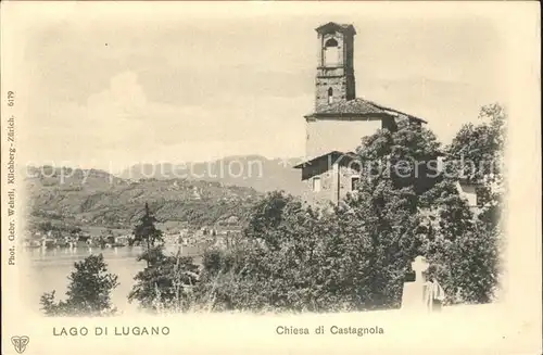 Lugano TI Lago Chiesa di Castagnola Kat. Lugano