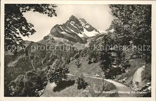 Braunwald GL Hoehenweg Kat. Braunwald