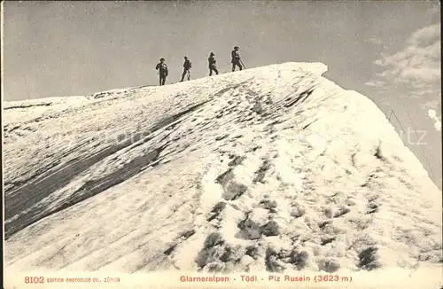 Toedi Glarneralpen Piz Rusein Bergsteiger Kat. Toedi