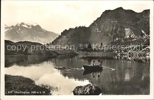 Oberblegisee Ruderboot Kat. Luchsingen