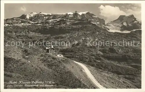 Klausenpass Hotel Klausenpasshoehe  Kat. Klausen