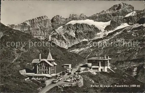 Klausenpass Hotel Klausenpasshoehe  Kat. Klausen