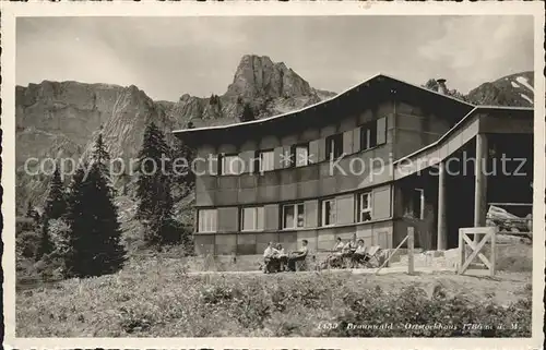 Braunwald GL Ortstock Skihaus Kat. Braunwald