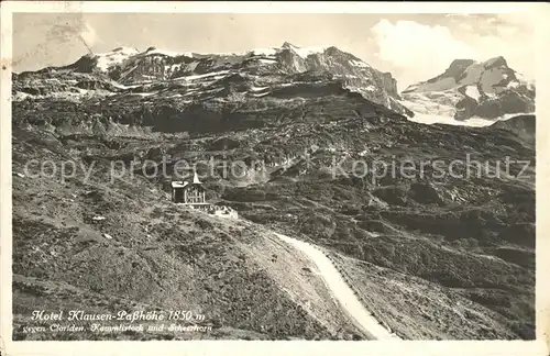 Klausenpass Hotel Klausenpasshoehe Kat. Klausen