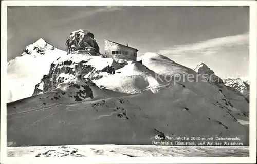 Linthal Glarus Planurahuette Catscharauls Gambrialis Duessistock Weisshorn Kat. Linthal