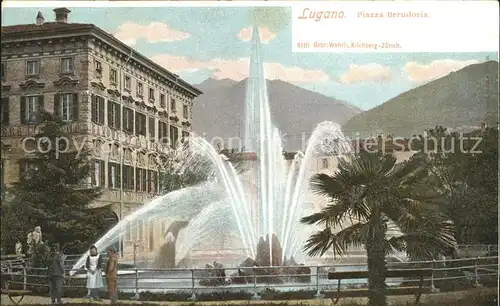 Lugano TI Piazza Berndoria Kat. Lugano