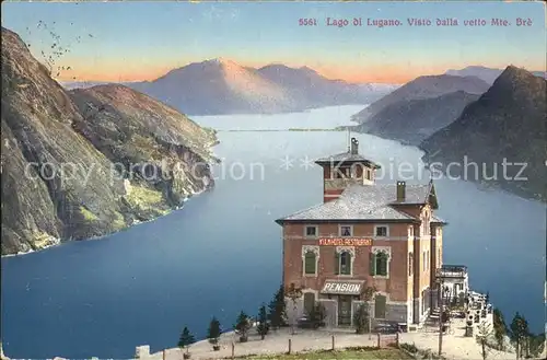 Monte Bre Lugano Lago di Lugano Pension  Kat. Monte Bre