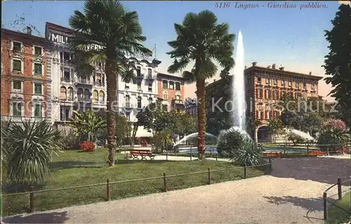 Lugano TI Giardino pubblico Kat. Lugano