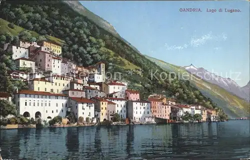 Gandria Lago di Lugano Lago di Lugano Haeuser Kat. Gandria
