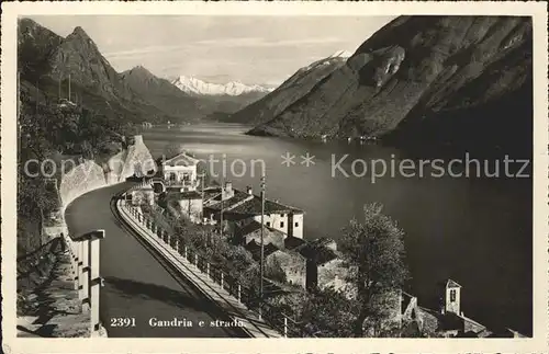 Gandria Lago di Lugano Strada e Lago Kat. Gandria