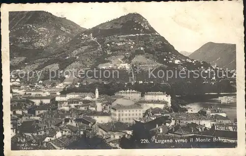 Lugano TI verso il Monte Bre Kat. Lugano