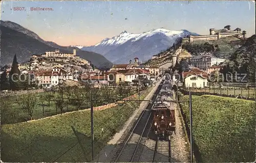 Bellinzona Eisenbahn Kat. Bellinzona