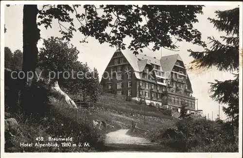 Braunwald GL Hotel Alpenblick  Kat. Braunwald