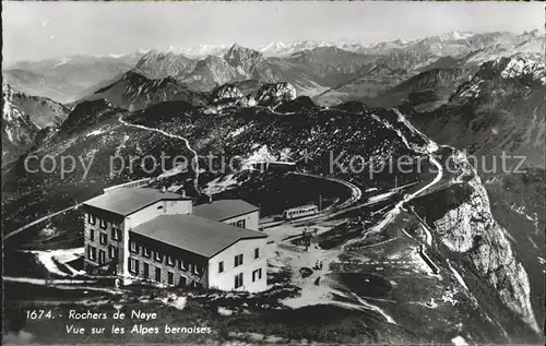 Rochers de Naye et Alpes bernoise Berghaus Bahn Kat. Rochers de Naye