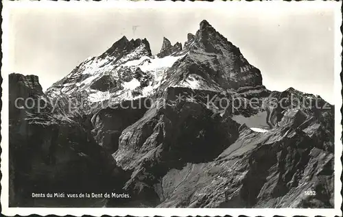 Dents du Midi Dent de Morcles Kat. Dents du Midi