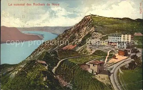 Rochers de Naye Le Sommet Kuenstlerkarte Kat. Rochers de Naye