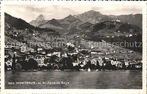 Montreux VD et Rochers de Naye / Montreux /Bz. Vevey