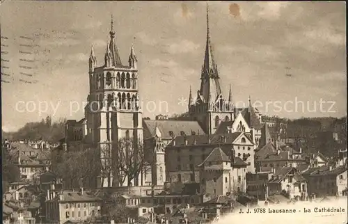 Lausanne VD CathÃ©drale / Lausanne /Bz. Lausanne City