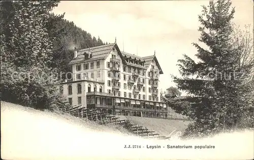 Leysin Sanatorium populaire Kat. Leysin