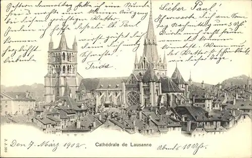 Lausanne VD Cathedrale / Lausanne /Bz. Lausanne City