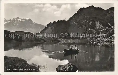 Oberblegisee Ruderboot Kat. Luchsingen