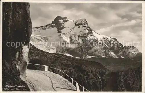 Klausenpass Passhoehe mit Scheerhorn Kat. Klausen