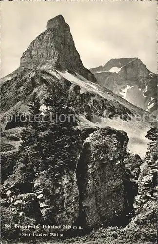 Braunwald GL Eckstock und Boeser Faulen Kat. Braunwald