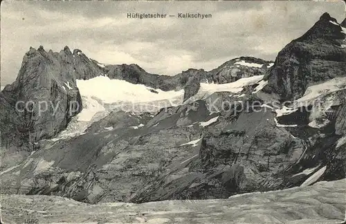 Huefi Huefigletscher Kalkschyen Kat. Huefi