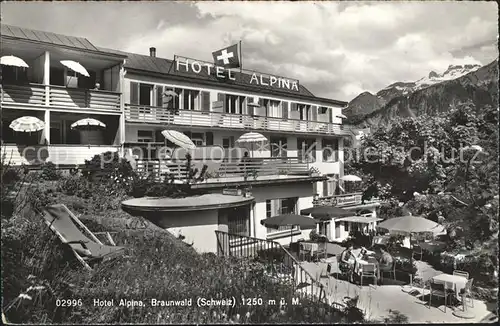 Braunwald GL Hotel Alpina Kat. Braunwald