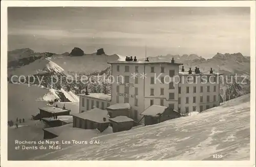 Rochers de Naye Les Tours D Ai et Dents du Midi Kat. Rochers de Naye