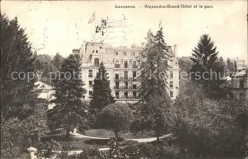 Lausanne VD Alexandra Grandhotel et le Parc / Lausanne /Bz. Lausanne City