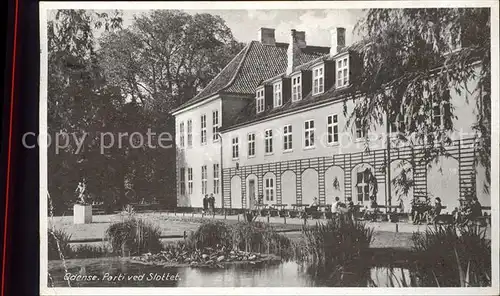 Odense Parti ved Slottet Schloss Teich Kat. Odense