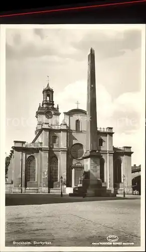 Stockholm Storkyrkan St. Nikolai Kirche Kat. Stockholm