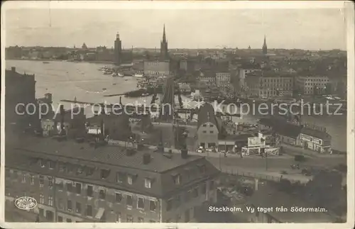 Stockholm Vy taget fran Soedermalm Kat. Stockholm