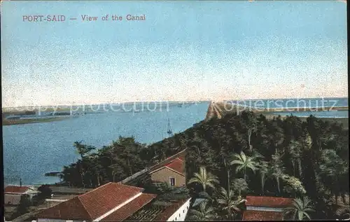 Port Said View of the Canal Kat. Port Said