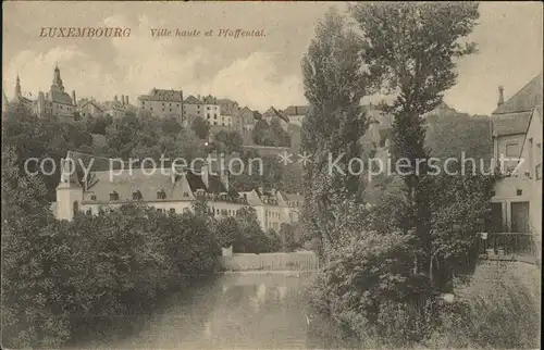 Luxembourg Luxemburg Ville haute et Pfaffentalm Wappen Krone / Luxembourg /