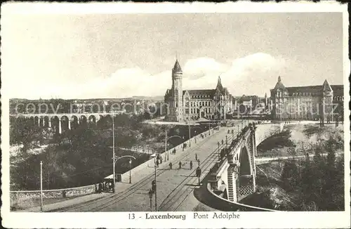 Luxembourg Luxemburg Pont Adolphe Viaduc / Luxembourg /