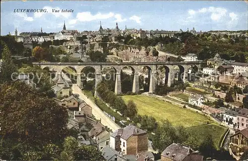 Luxembourg Luxemburg Vue totale Viaduc / Luxembourg /
