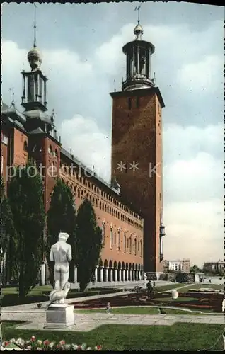 Stockholm Stadshuset Skulptur Kat. Stockholm