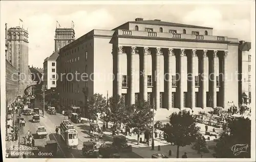 Stockholm Koncerta domo Konzerthaus Kat. Stockholm