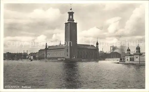 Stockholm Stadshuset Rathaus Kat. Stockholm