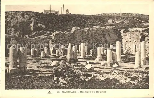 Carthage Karthago Basilique de Douimes Kat. Tunis
