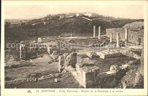 Carthage Karthago Villas Romaines Kat. Tunis