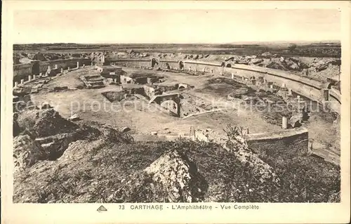 Carthage Karthago Amphitheatre Kat. Tunis