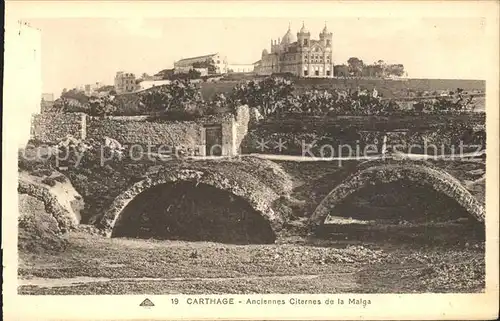 Carthage Karthago Anciennes Citernes de la Malga Kat. Tunis