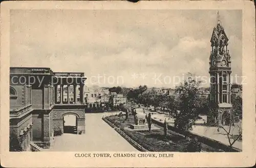 Delhi Delhi Clock Tower Chandni Chowk Kat. Delhi