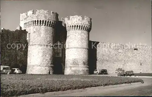 Rhodes Rhodos Greece Saint Catherines Gare Kat. Rhodes